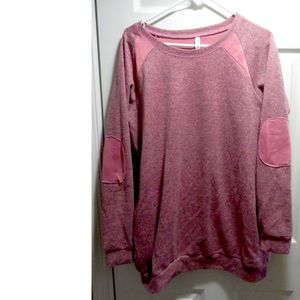 Womens Patch Elbow Sweater